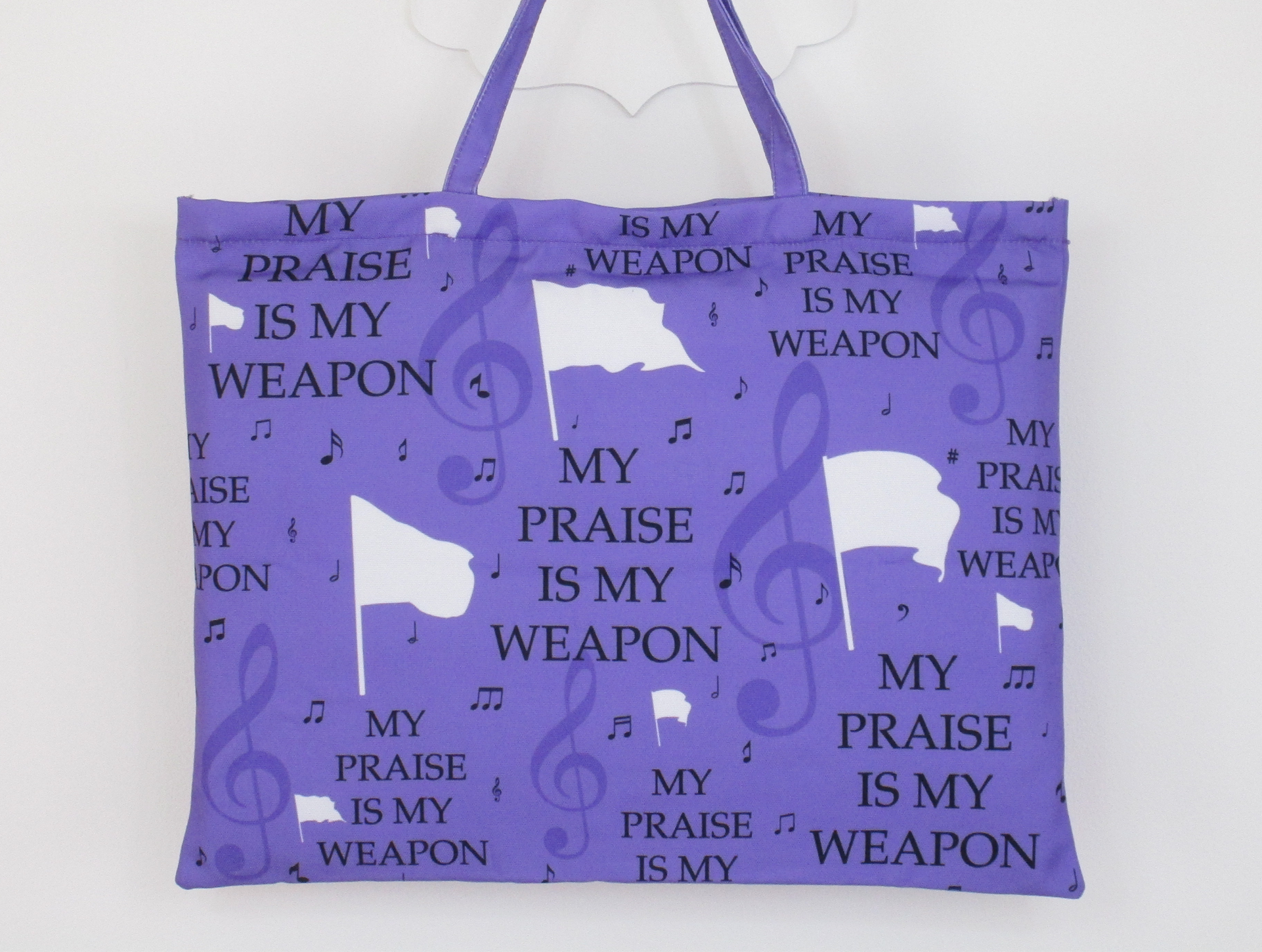 Purple tote hot sale bag with zipper